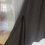 Midi Grey Linen Skirt (NEW) Image 8