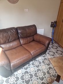 leather couch