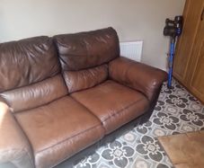 leather couch