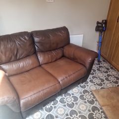leather couch