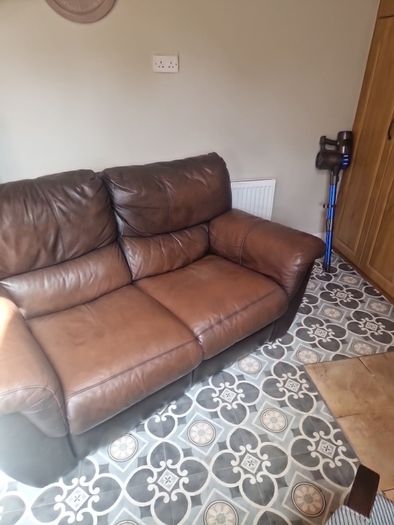 leather couch