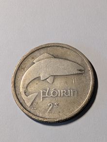 1928 Irish Silver Florin