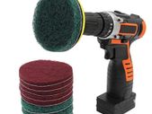 BRAND NEW Drill Brush Scrub Pads 11 Piece Power Scrubber Cleaning Kit All Purpose Cleaner Scrubbing Cordless Drill for Cleaning Pool