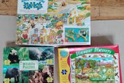 Vintage Children's Jigsaw Puzzle Bundle of 3 sets