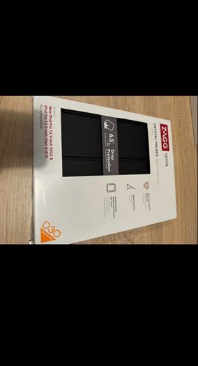 ZAGG Gear 4 iPad Pro 12.9-inch ( Gen 5/4/3) Tablet Folio Case CLEAR Brand New Sealed .