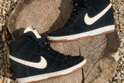 Hidden Heel Nike Dunk High Black Cream White Gum