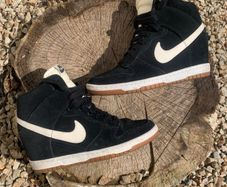 Hidden Heel Nike Dunk High Black Cream White Gum