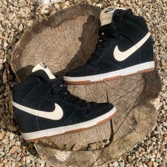 Hidden Heel Nike Dunk High Black Cream White Gum