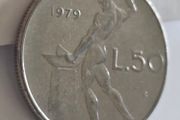 Italian 50 Lire 1979 Beautiful VF coin