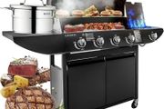 5 Gas Burner 4+1 Garden Grill