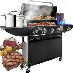5 Gas Burner 4+1 Garden Grill