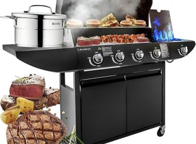 5 Gas Burner 4+1 Garden Grill