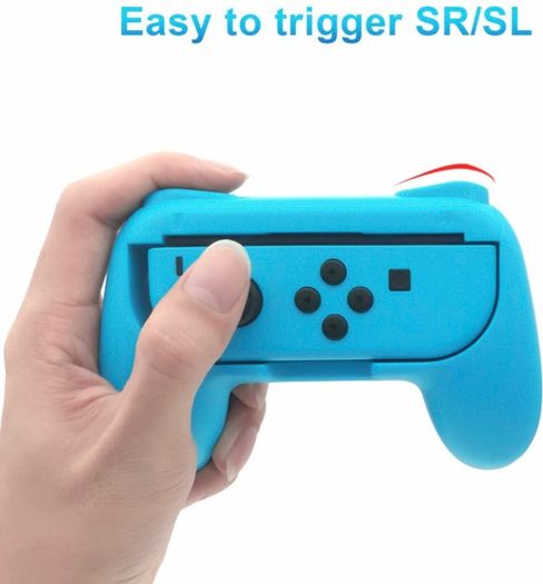 Grips Compatible with Nintendo Switch Joy-Con&Switch OLED Model, Wear-resistant Handle Kit Gamepad Replacement for Nintendo Switch Joy Cons &Switch OLED Model for Controller MULTIPLE COLOURS AVAILABLE (FREE POSTAGE)