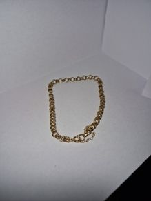 9ct gold belcher bracelet
