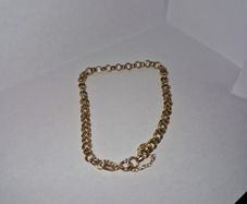 9ct gold belcher bracelet