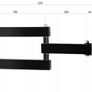 TV Wall Mount Bracket Tilt Swivel 10-42" TV Image 5