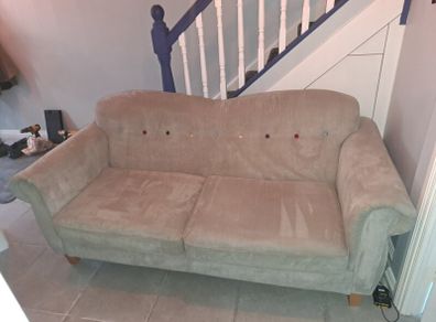 3 seater fabric sofa