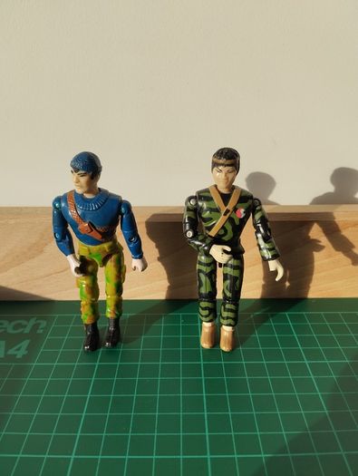 The Corps! Vintage Action Figures  John Eagle & Dragon Han 15 for both