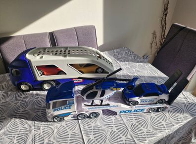 Little Tikes Car Transporter and Police Transporter
