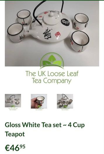 Japanese tea pot set