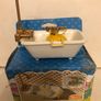 Rare Vintage Sylvanian Ceramic Bath and Shower Set Image 5