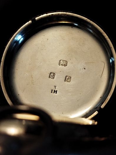 Antique 1877 Sterling Silver English Lever Pocket Watch - Matching Numbers - Restoration Project