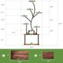 Plant Stand Indoor with Grow Lights, 9-Tier Tall S-Shaped Metal Plant Shelf Pot Stand for Plants Multiple, 161 CM Corner Shelf Plant Image 2