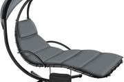 Indoor &amp; Outdoor Hanging Lounger with Frame, Floating Lounger with Paraso