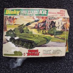 Vintage : Dinky Military Kit 1034 - 155mm. Mobile Gun - 1974
