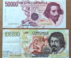 ITALY - Set of 2 Banknotes: 50.000+100.000 Lire 1984 1994 P 113a (VF-AU)