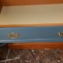 Chest drawers with brass strip suitcase set down Image 7