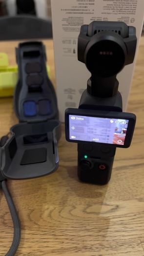 DJI Osmo Pocket 4 gimbal camera, with many accessories