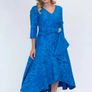 Cassandra Ladies dress with matching facinator Mother of the bride or Mother of the groom Image 3