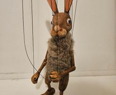 Hare Czech Handmade Wooden Marionette