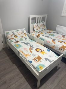 Toddler bed and single bed