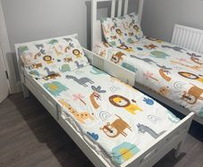 Toddler bed and single bed
