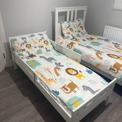 Toddler bed and single bed