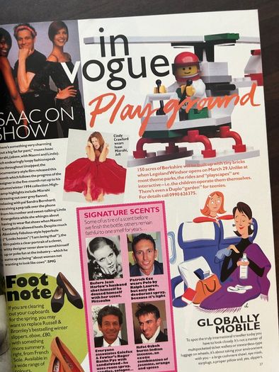 British Vogue Magazines 1996 Priced Individually