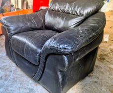 leather arm chair