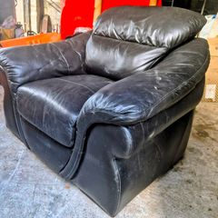 leather arm chair