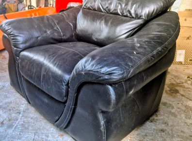 leather arm chair