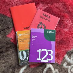 Squared and lined copy notebooks