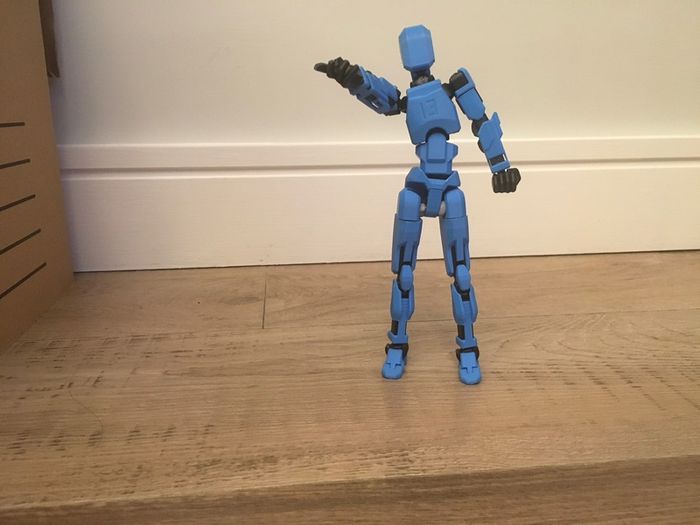 3D Printed Dummy 13  Poseable Figure