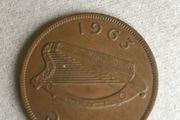Special Irish coin for a Special Birthday - 1963 Irish Penny