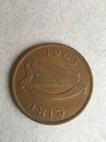 Special Irish coin for a Special Birthday - 1963 Irish Penny
