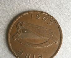 Special Irish coin for a Special Birthday - 1963 Irish Penny