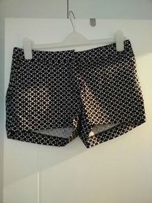 H&M Black and White Shorts