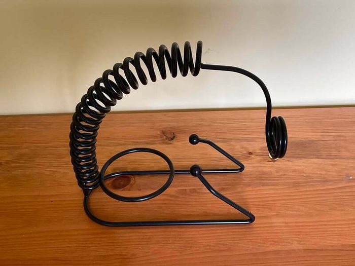 Vintage 1 Wine Butler | Spiral Metal Wine Bottle Holder | Boxed