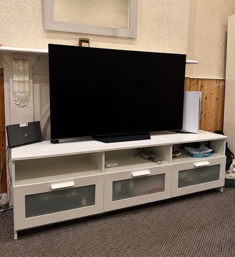 White TV Stand