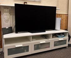 White TV Stand